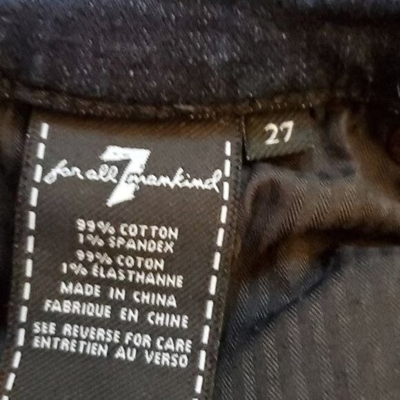 7 For All Mankind 7FAM b(air) Authentic The Ankle Skinny Size 27 - Picture 13 of 15